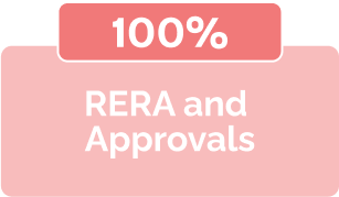 100% RERA and Approvals